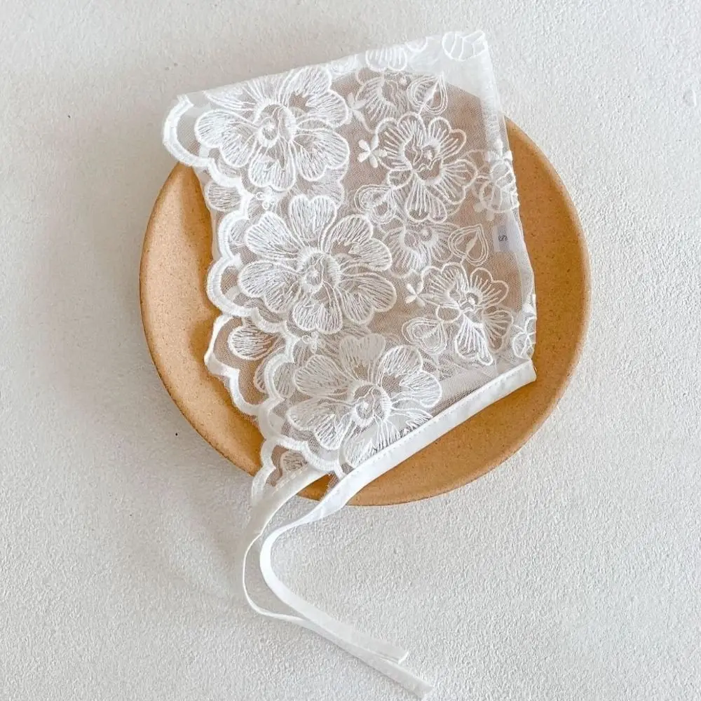 Cotton Breathable Soft Lace Mesh Hat for Kids