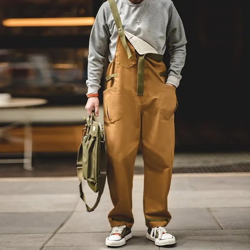 

Men's Overalls 2023 Spring And Autumn New Tooling Style British Japanese Casual Large Size Pants