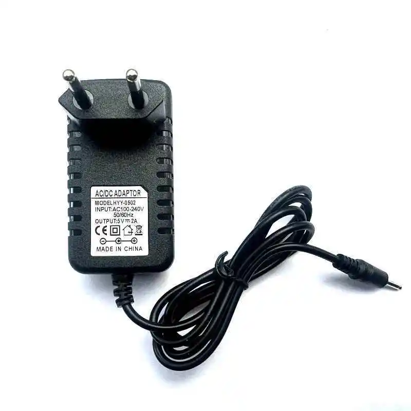 5V 2A 2.5*0.7mm 2.5mm Charger for Cube I10 iWork8 3G Chuwi V88 Q88 V8 Ainol Venus Kids Tablet Nabi 2 II NABI2-NV7A Power Adapter