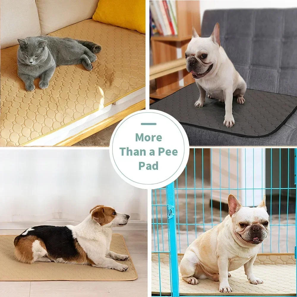 Dog Training Pad Dog Pee Pad Dog Toilet Mat Reusable Washable For Large Dogs Urine Absorbent
