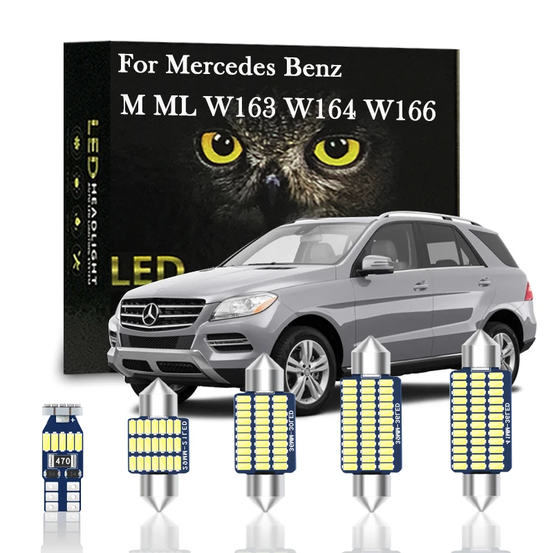 Car Led Innenbeleuchtung Canbus Für Mercedes Benz M Ml Gl Gla Glc Gle Glk  Klasse W163 W164 W166 X164 X166 X204 X156 X253, Kostenloser Versand Für  Neue Benutzer