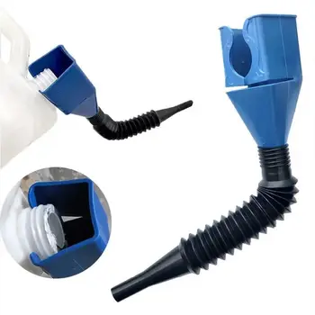 Accessori per imbuto per il cambio dell'olio del filtro dell'imbuto dell'olio del motore a benzina di rifornimento del motociclo dell'automobile di plastica