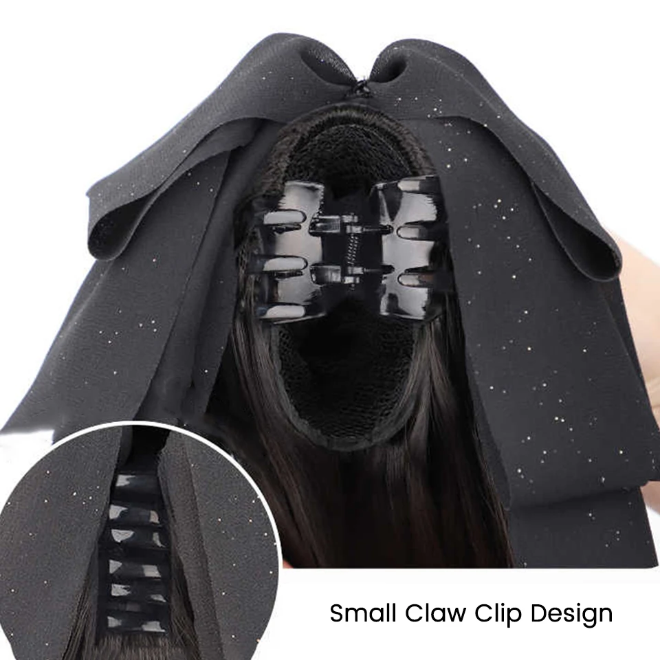 Synthetic Wavy Ponytail Hair Extensions for Women