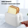 Automatic Sandwich Breakfast Maker 800W 2 Slices Toaster Electric Toast Bread Crumb Tray Bread Baking Machine 6 Browning Options 2