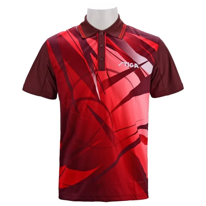 Original Stiga Table Tennis Clothes For Men Women Clothing T-shirt Short Sleeved Shirt Ping Pong Jersey Sport Jerseys