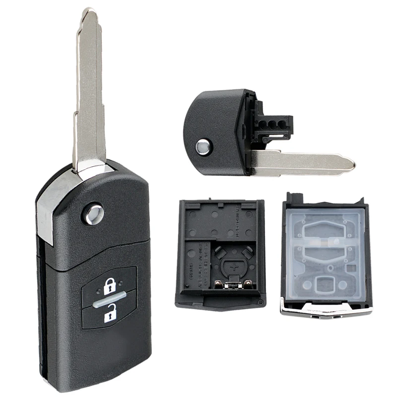 

2 / 3 Buttons Car Key Remote Control Folding Housing Replacement Fit for For-Mazda 2 3 5 6 BT50 CX-5 CX-7 CX-9 RX8