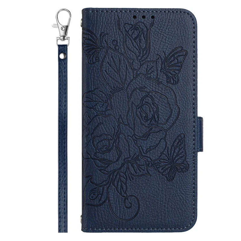 Floral Wallet Flip Case with RFID Blocking - Leather Phone Cover