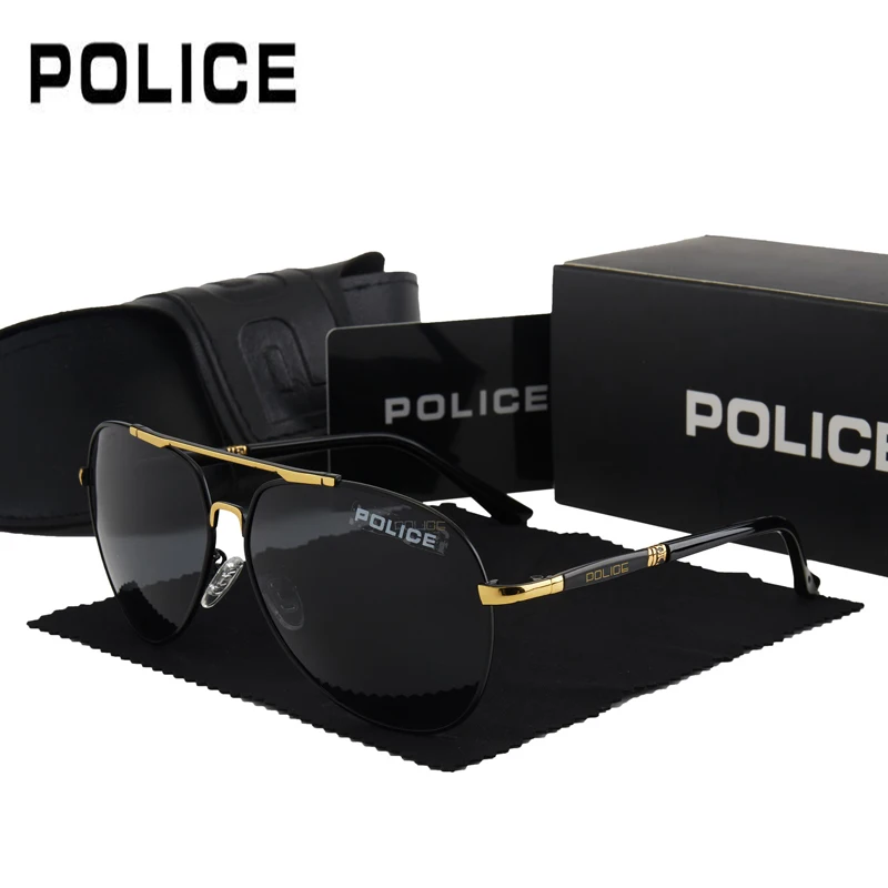 

POLICE New Brand Men's Sunglasses Classic 2022Fashion Men's Sun glasses UV400 Travel Sports Square Retro Rectangle Sunglasses