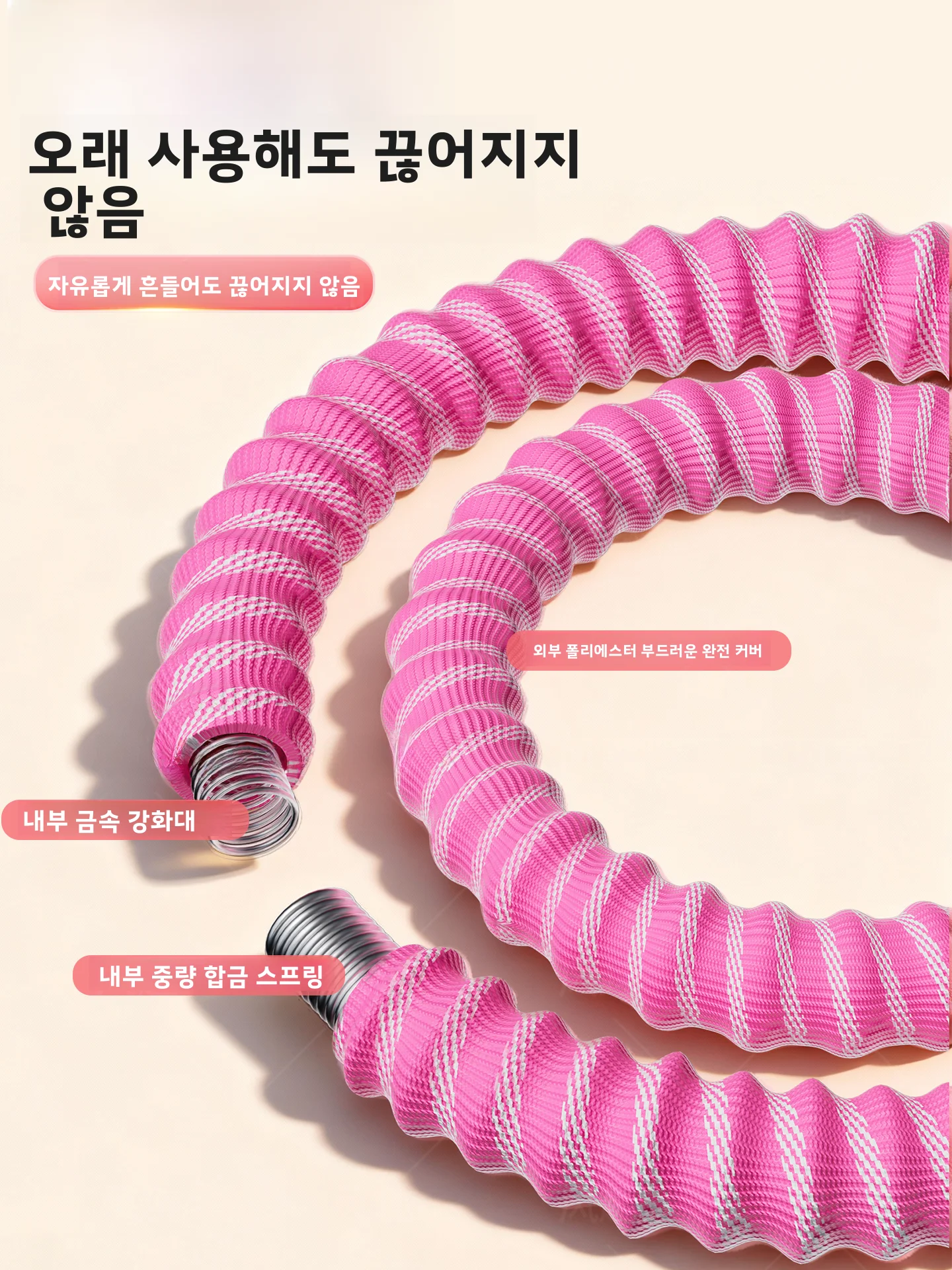 2025 신형 여성용 소프트 스프링 훌라후프 체중 감량 복부 강화 고강도 허리 부상 방지 특수 체중 감량 도구
