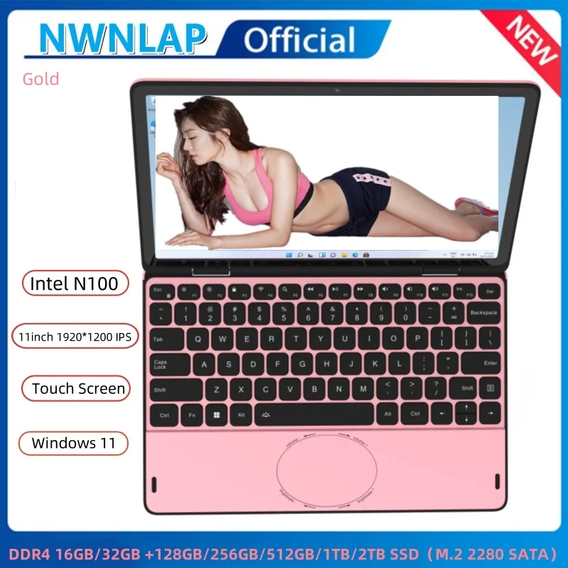 Cheap 360° Touch Screen Laptop 11 inch Intel N100 CPU 16GB/32GB DDR4 128G–1TB SSD Portable Office Notebook Mini Computer Cheap 360° Touch Screen Laptop 11 inch Intel N100 CPU 16GB/32GB DDR4 128G–1TB SSD Portable Office Notebook Mini Computer