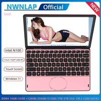 Cheap 360° Touch Screen Laptop 11 inch Intel N100 CPU 16GB/32GB DDR4 128G–1TB SSD Portable Office Notebook Mini Computer