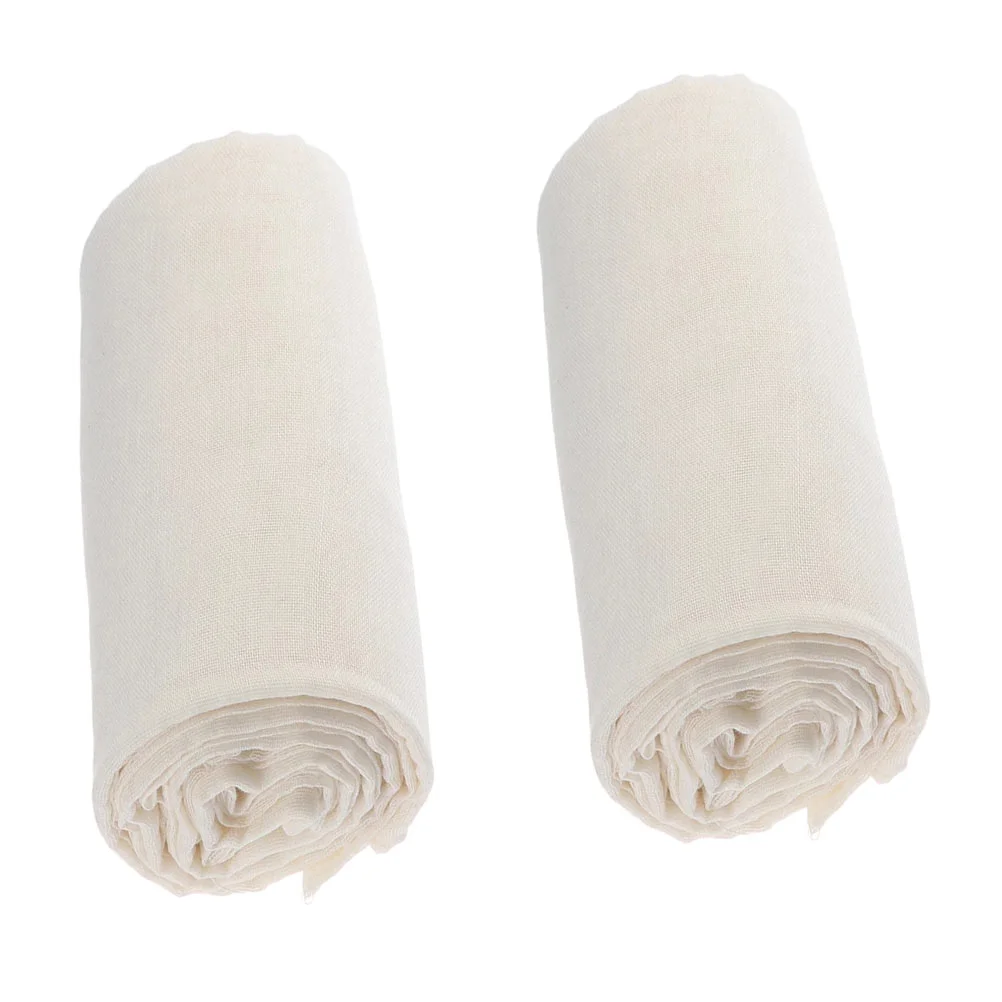 

2 Pcs Cheese Filter Cloth Coffe Filters Practical Gauze for Tofu Making Soy Product Milk Curd Tool