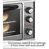 31107D Convection Countertop Toaster Oven with Rotisserie, Extra-Large, Black and Stainless 3