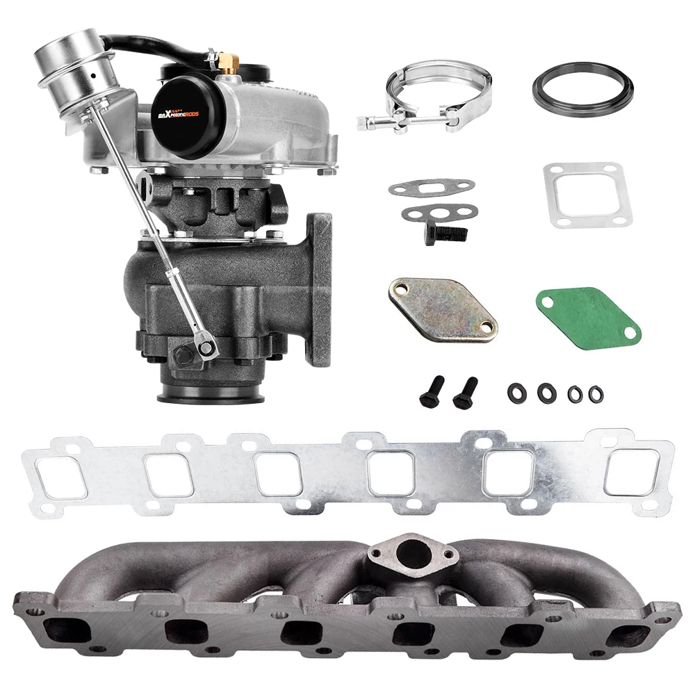 Turbocompressore E Collettore Turbo V-Band Per Nissan Patrol Gr Gq Y60 4.2L Tb42S Tb42E