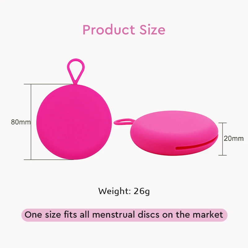 Soft Silicone Menstrual Disc – Reusable & Leak-Proof Period Protection