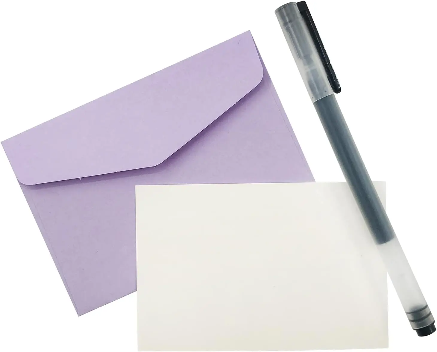 Small Blank Cards with Colorful Envelopes, White Note Cards Mini