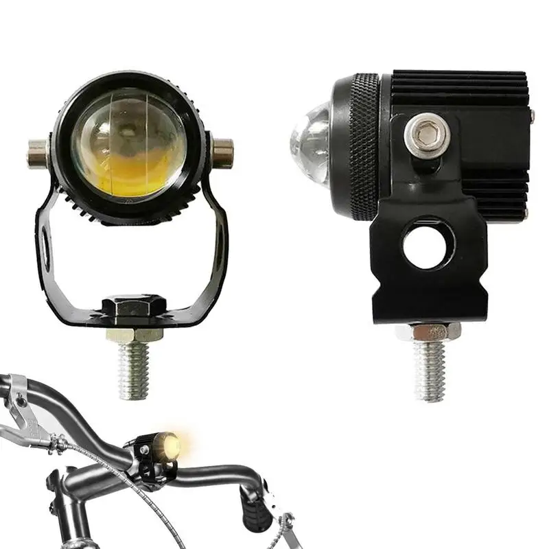 

Motorcycle Auxiliary Lights LED Off Road Driving Strobe Lights 2 Pcs Waterproof 12V-24V Lens Beam AuxiliaryFor Camping