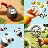 Baby Music Instruments Toy Montessori Rattle Ball Sand Hammer Black White Visual Stimulation Sensory Instrument Educational Toy 4