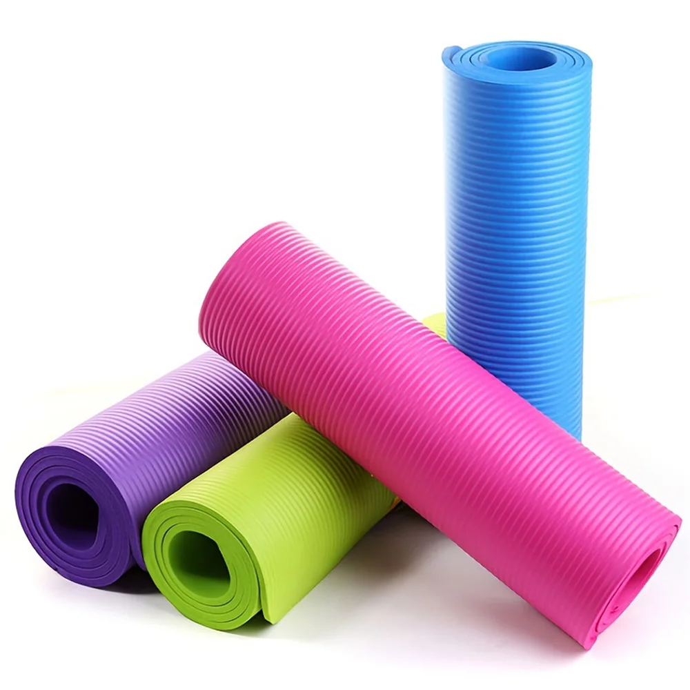 15/10MM Larger Thick High Quality NBR Yoga Mats Anti-slip Blanket Sport Health Lose Weight Fitness Exercise Pad Women Mat 183CM