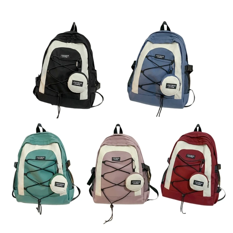 

Shoulder Bag Large Capacity Backpack School Bag Rucksack Fashion Versatile Bags