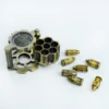 Metal Polyhedral Dices Set With Revolver Cylinder Dices Storage Multi-Sided Dices Adult Kid Plaything Perfect For 2
