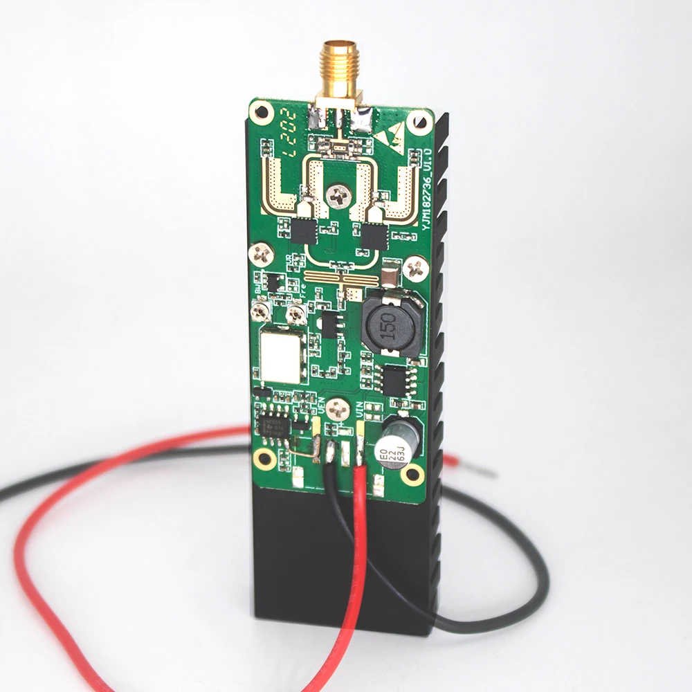 2W Jammer Blocker module 433Mhz 900MHZ 1.5Ghz 2.4Ghz 5.2Ghz 5.8Ghz for  Remote control WIFI UAV Bluetooth SDR