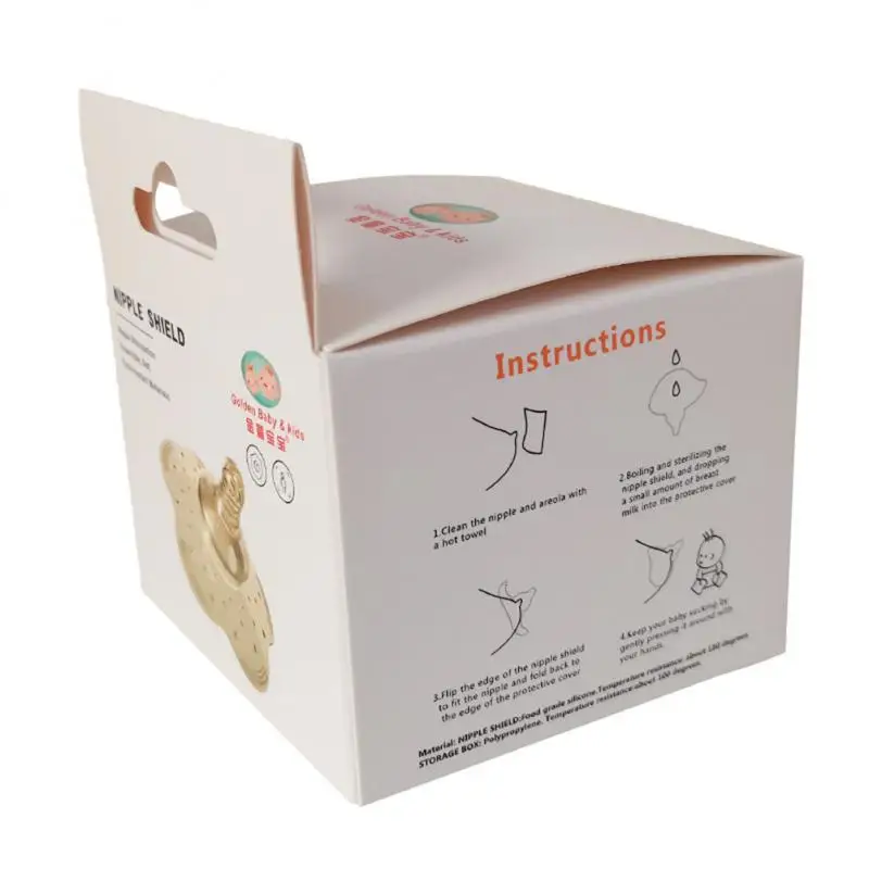 Breast Shield Anti-choking Milk Baby Product Breast Pads Anti Overflow Full Silicone Baby Care Nipple Shield Antibacterial 5