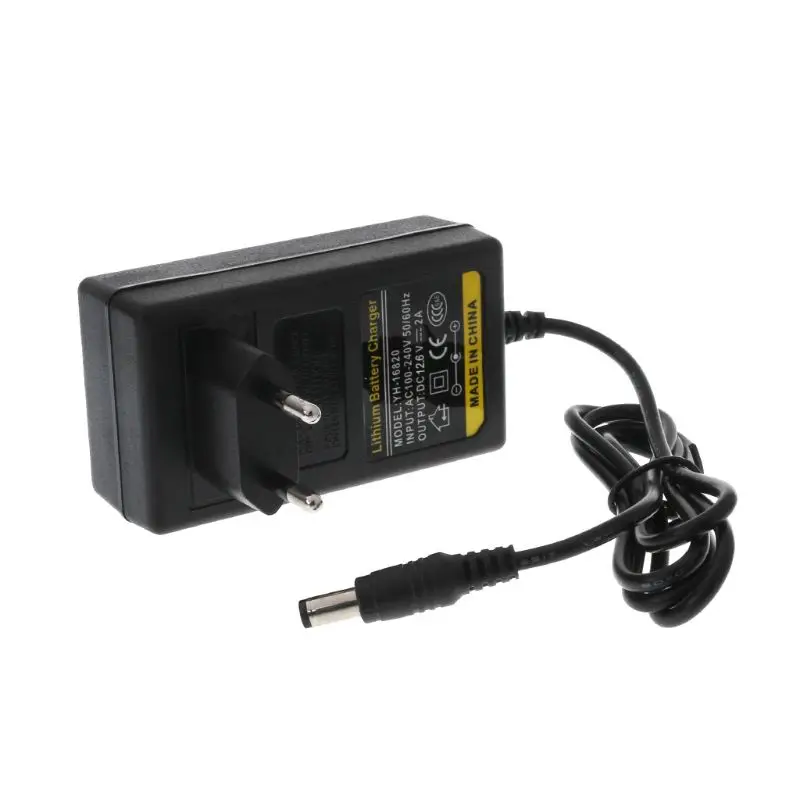Battery 12.6V for DC 2A Intelligent Lithium Li-on Power Adapter EU US lithium power adapter