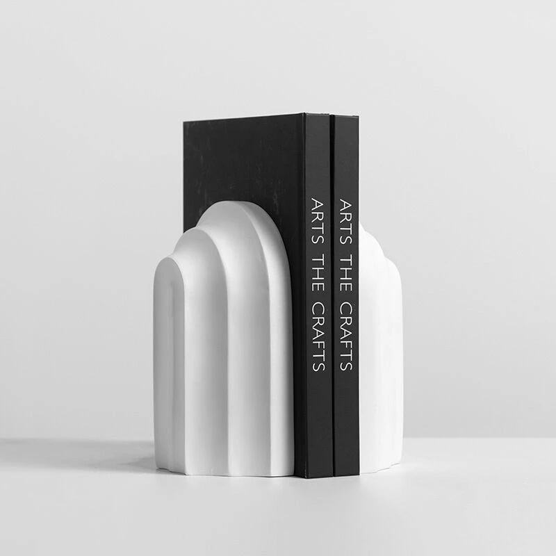 Classic Arched Terrazzo Jesmonite Bookend campestre.al.gov.br