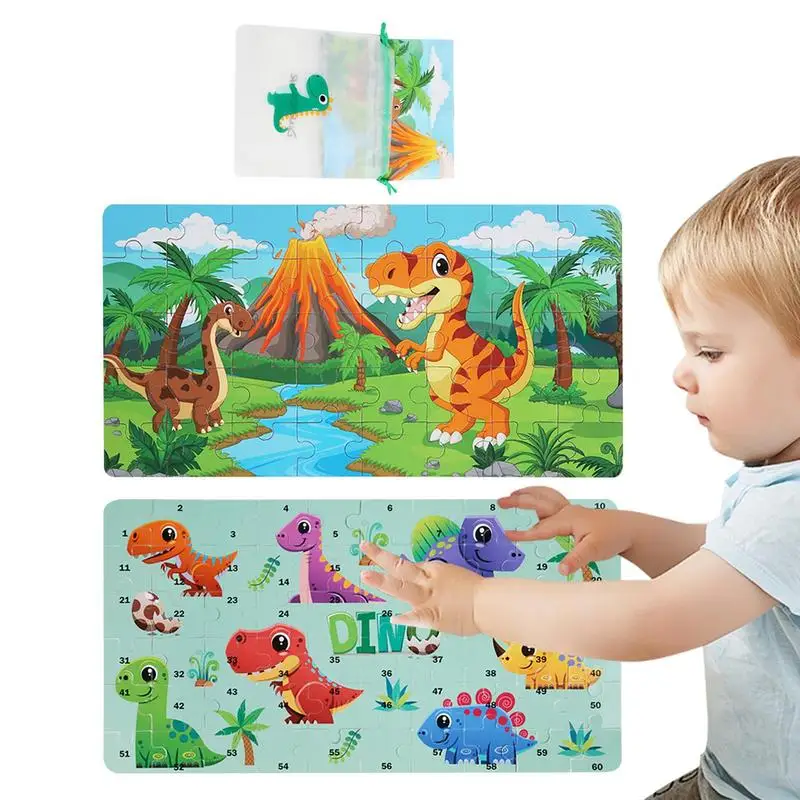 Dinosaur Jigsaw Puzzles For Kids Animal Jigsaw Puzzle For Adults Kids Educational Challenging Intellectual Toy Gifts For Kids