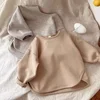 Autumn Baby Long Sleeved T Shirts Fashion Boys Top Children Korean Solid Color T-shirt Baby Girls Tee Children Clothes Kids 1
