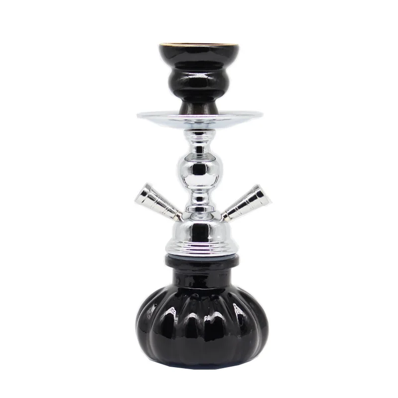 Small Glass Shisha Pipe Hookah Set Single Hose Bowl Charcoal Tong Narguile Completo Chicha Cachimba Pipa Nargile Water Pipe