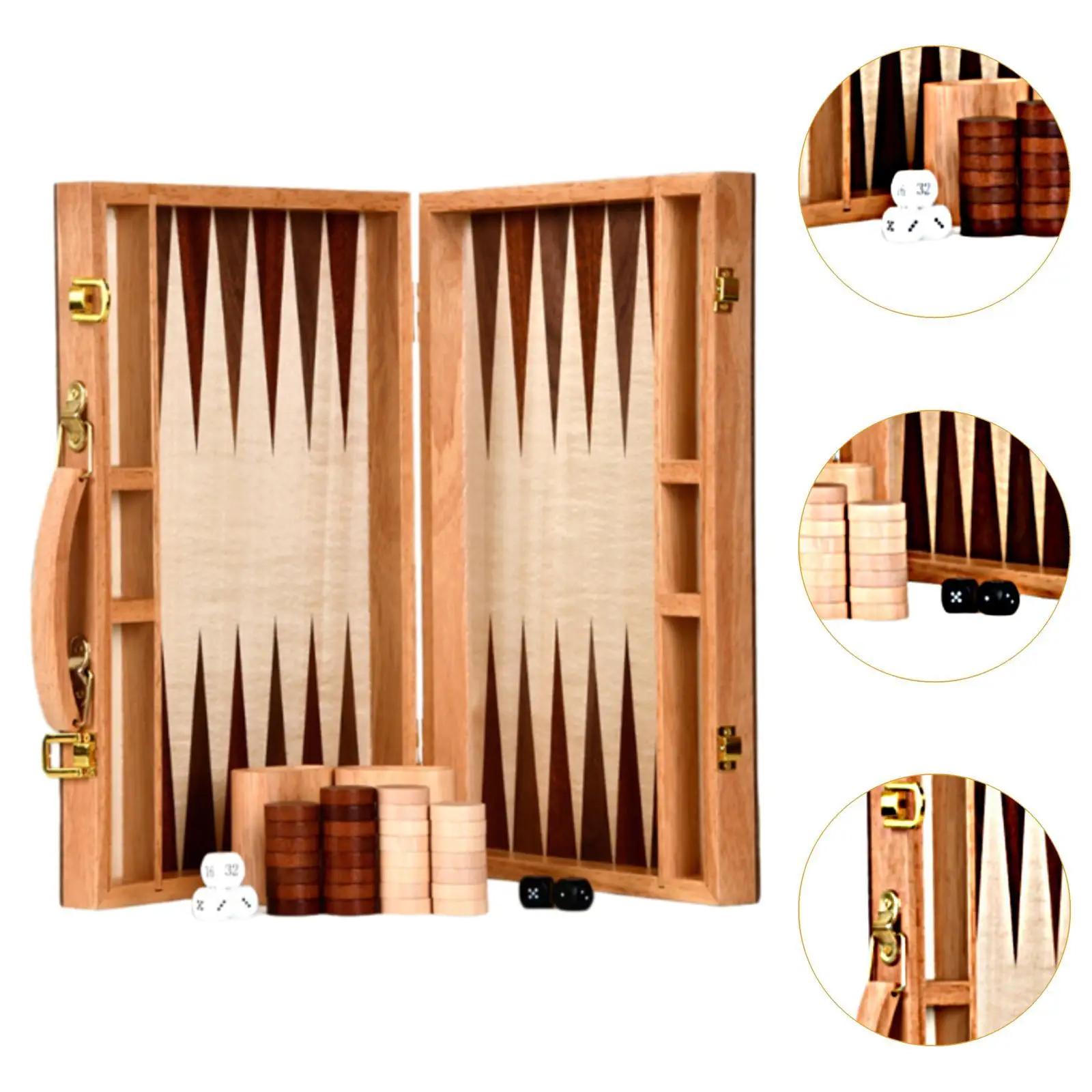 Travel Backgammon Set Family Games Tabletop Games Early Learning Classic Board Game Board Game for Adults Home Children Kids