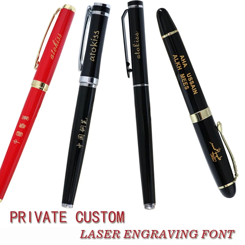 Diy Luxury Best Personalized Gift for Your Teacher Student Colleagues Friends Name Engraved Fountain or Ballpoint Pens