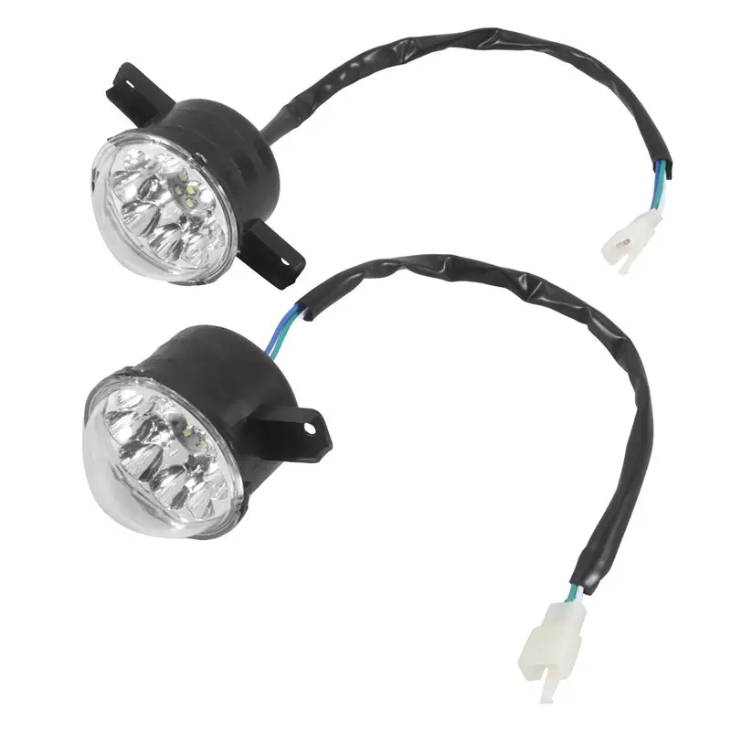2Pcs 12V LED ATV 전면 헤드라이트 125Cc 150Cc 250Cc 300Cc 헤드라이트 중국 Taotao JCL Baja Yamoto Kazuma Roketa