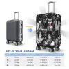 Kiss Band Print Suitcase Cover Colour Splash with Logo Elastic Business Protector Luggage Accesories Vacation 6
