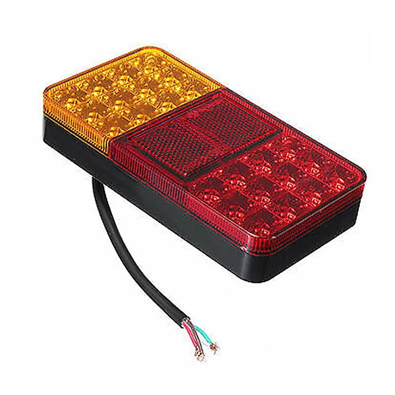 12VCarTruckTailLightTaillightRearStopBrakeLight24LED