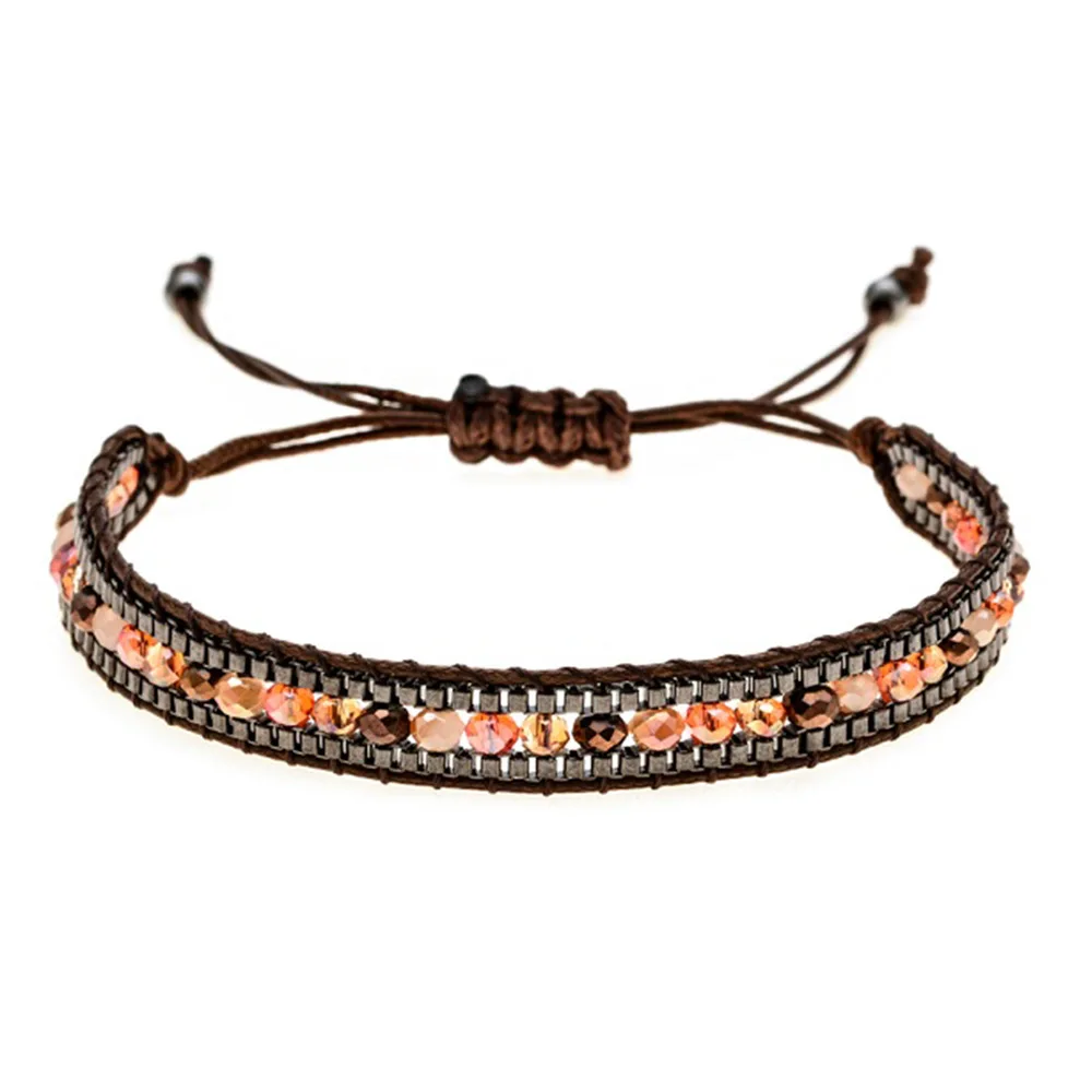 Set di braccialetti con perline di vetro Miyuki in stile etnico