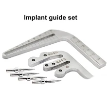 

Dental Implant Guide Set Oral Planting Locator Positioning Guide Drilling Positioning Ruler Angle Ruler Implant Auxiliary Tools