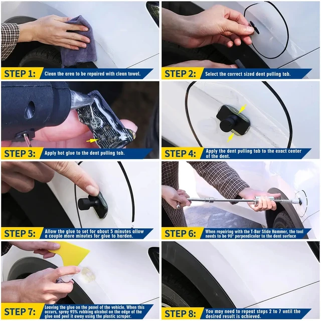 How To Use A Car Dent Repair Kit In 4 Easy Steps