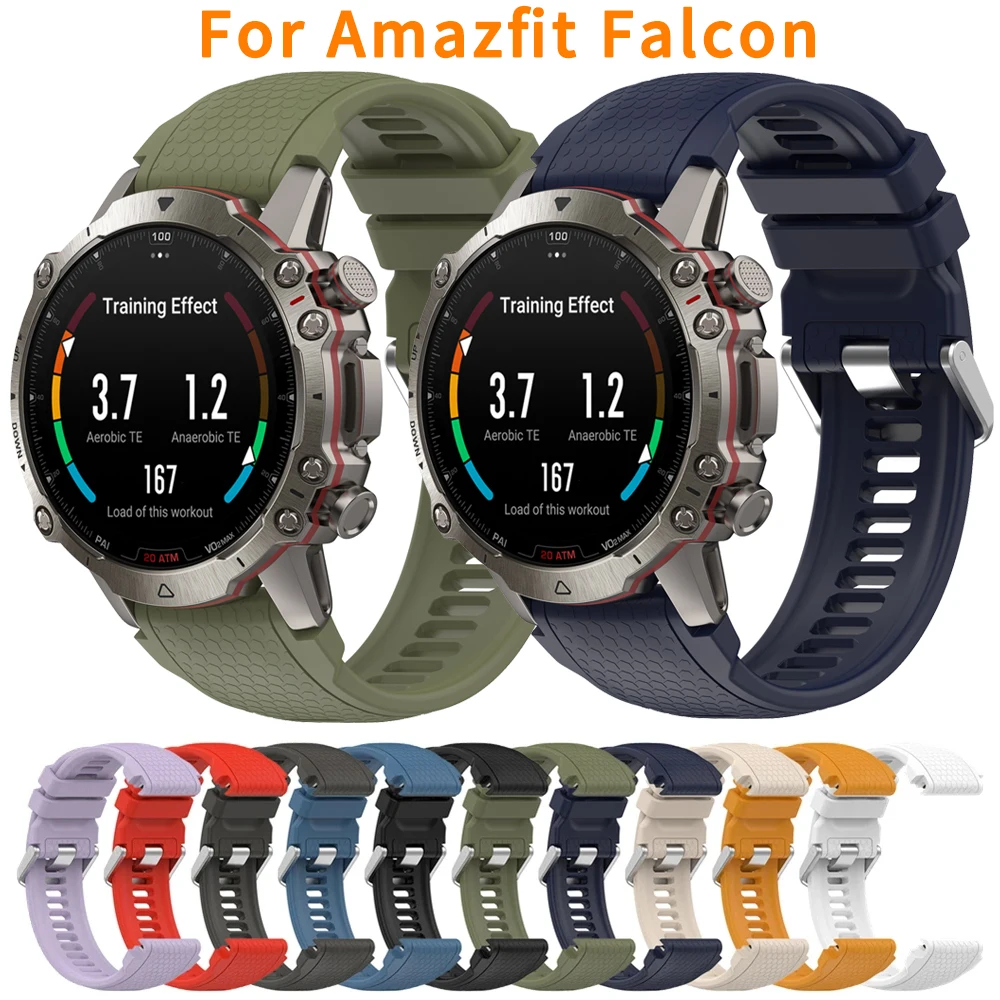 

Band For Huami Amazfit Falcon Smart Watch Soft Silicone Sport Strap QuickFit Wrist Strap For Amazfit Falcon Bracelet Accessories