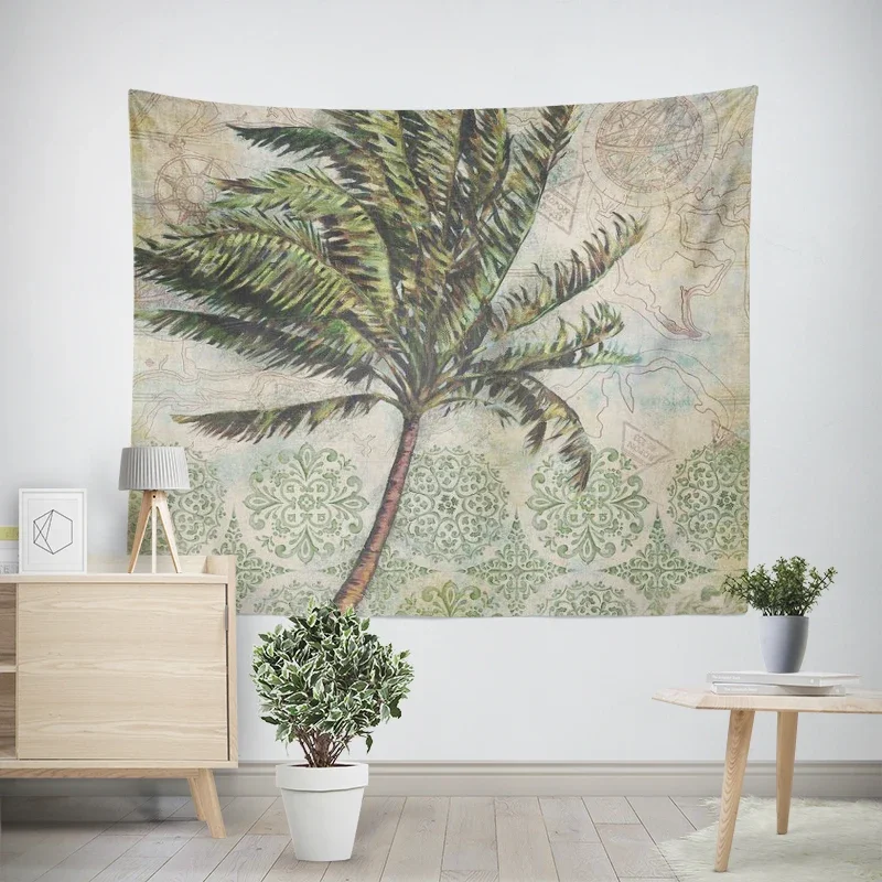 Modern Wall Decoration Aesthetics Home Hawaii Tapestry Rural Nostalgia Hanging Large Fabric Autumn Bedroom Hanging Fabric