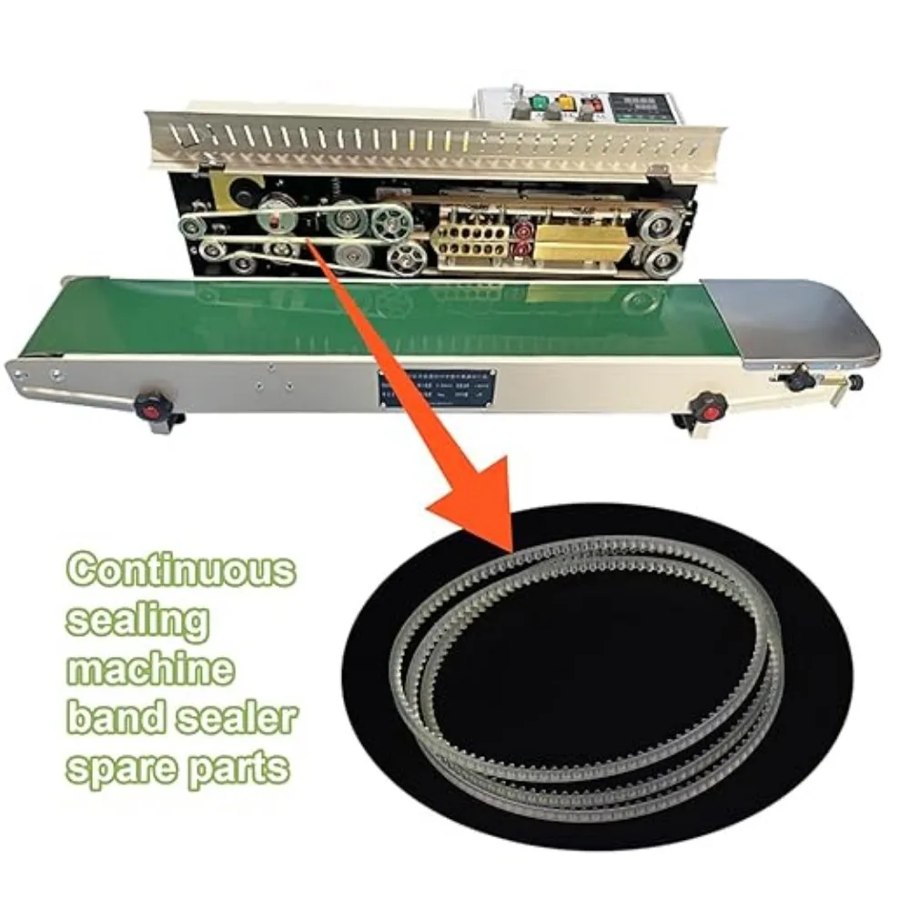 FR-900 FRM-900 시리즈 연속 백 씰링 기계(410mm/420mm/428mm)용 10개 기어 벨트 톱니 벨트 예비 부품