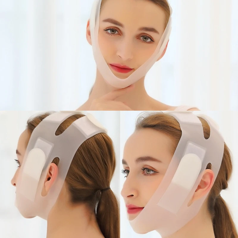 Face Mask Silicone V Lifting V Line Shape Face Lift UP Facial