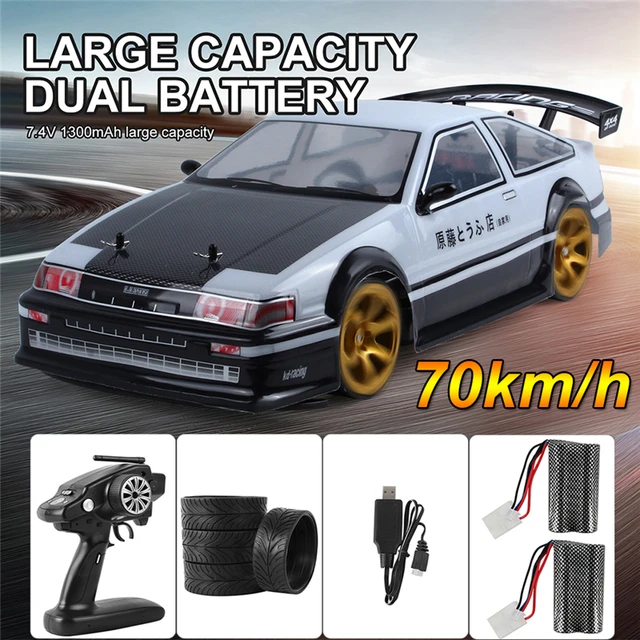 Carrinho De Controle Remoto Toyota Ae86 Drift 1/10 Vel 70 Km