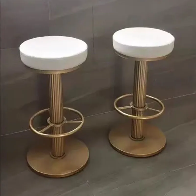 

Office Adjustable Bar Stools Modern Balcony Camping Ergonomic Bar Stools Design Reception Desks Banqueta Garden Furniture Sets