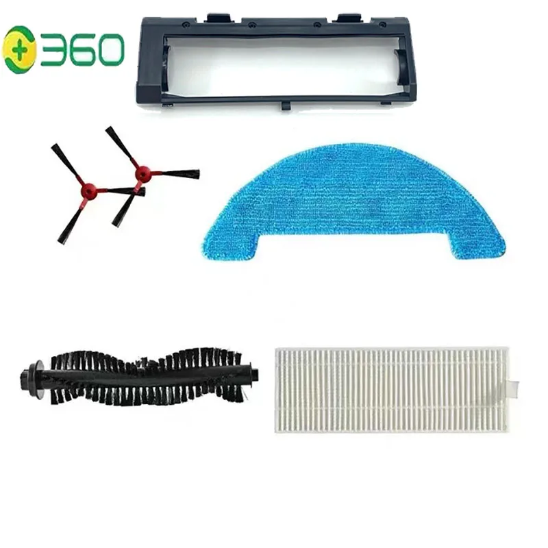 

Оригинальные фильтры основной щетки, боковая щетка, ткань для швабры для робота-пылесоса 360 C50, Сменные аксессуары
