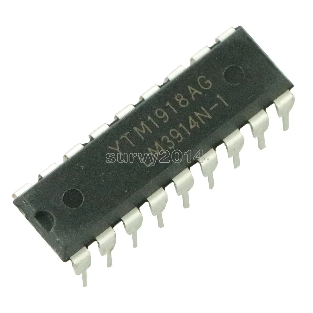 

2 шт. LM3914 DIP18 DIP LM3914N-1 DIP-18 LM3914N новый для arduino