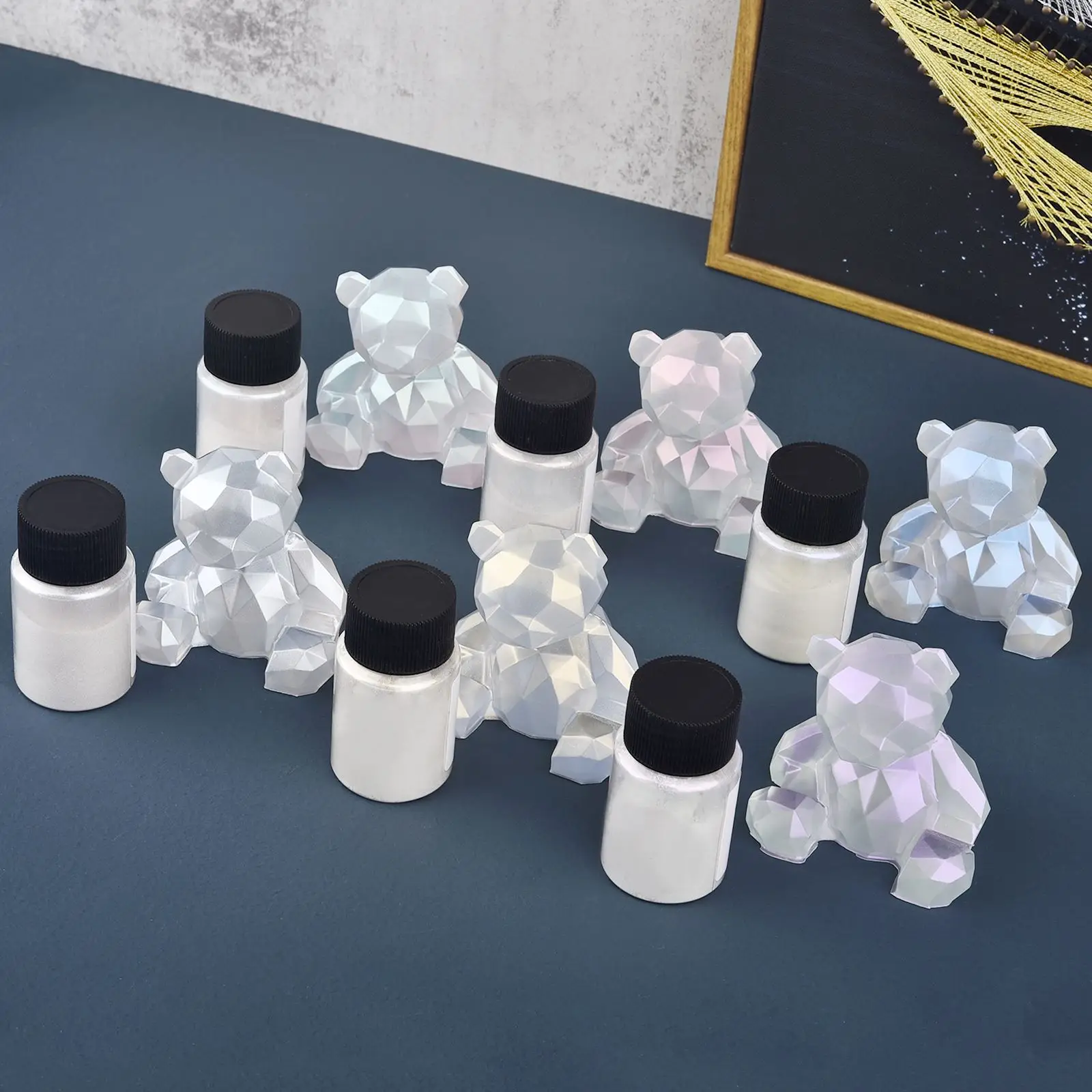 Epoxy Resin Pigment Pearlescent Powder Pigment Pearl Powder Pigment 10g Mirror Chameleons