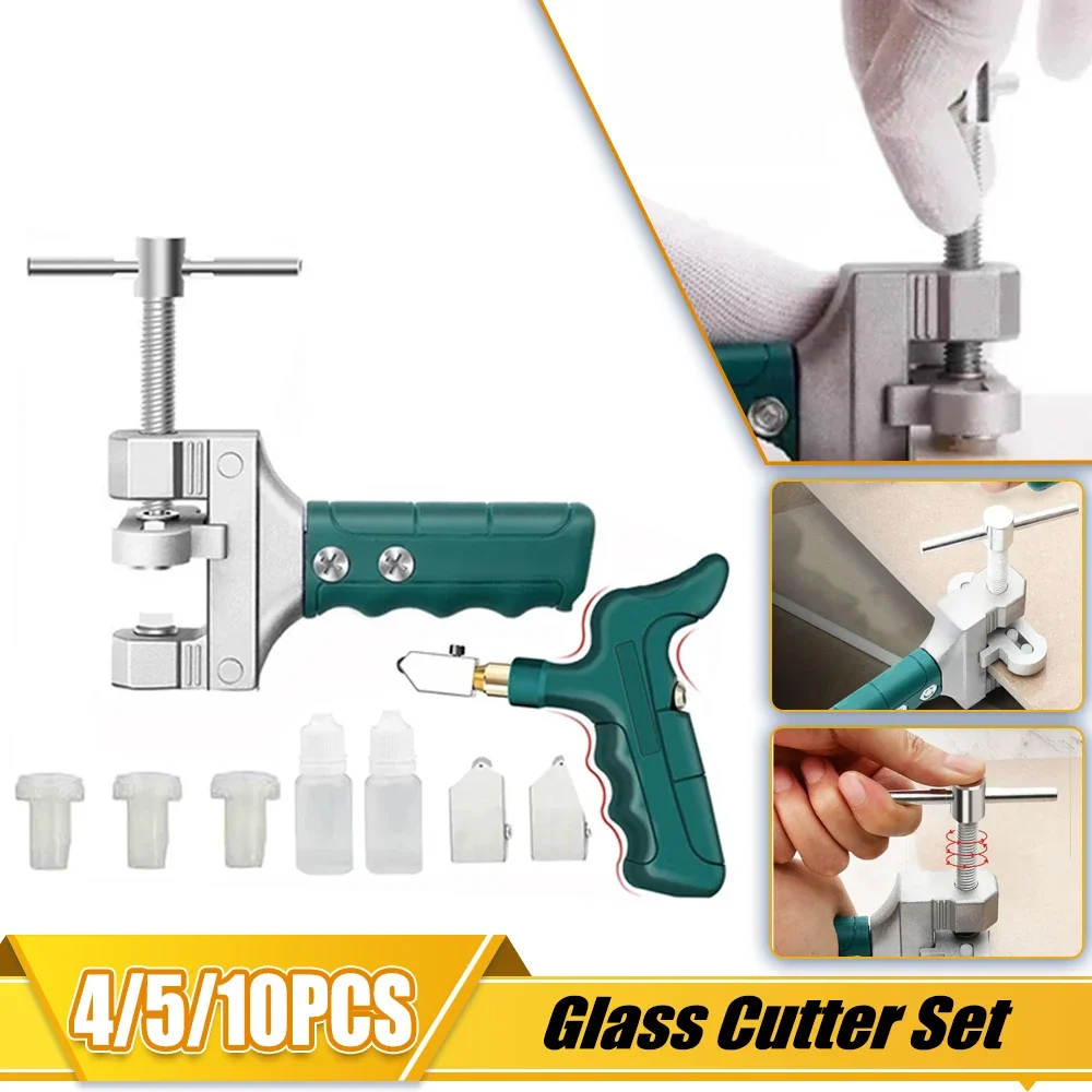 Ceramic Tile Hand-held Cutting Tools Professional Household Ceramic Glass Cutter Set Diamond Glass Ceramic Tile Cutting Tools 2